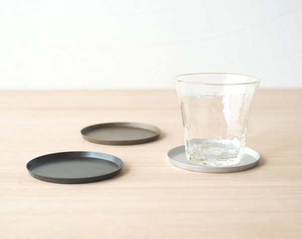 Onami Stainless Steel Coasters (set of two)